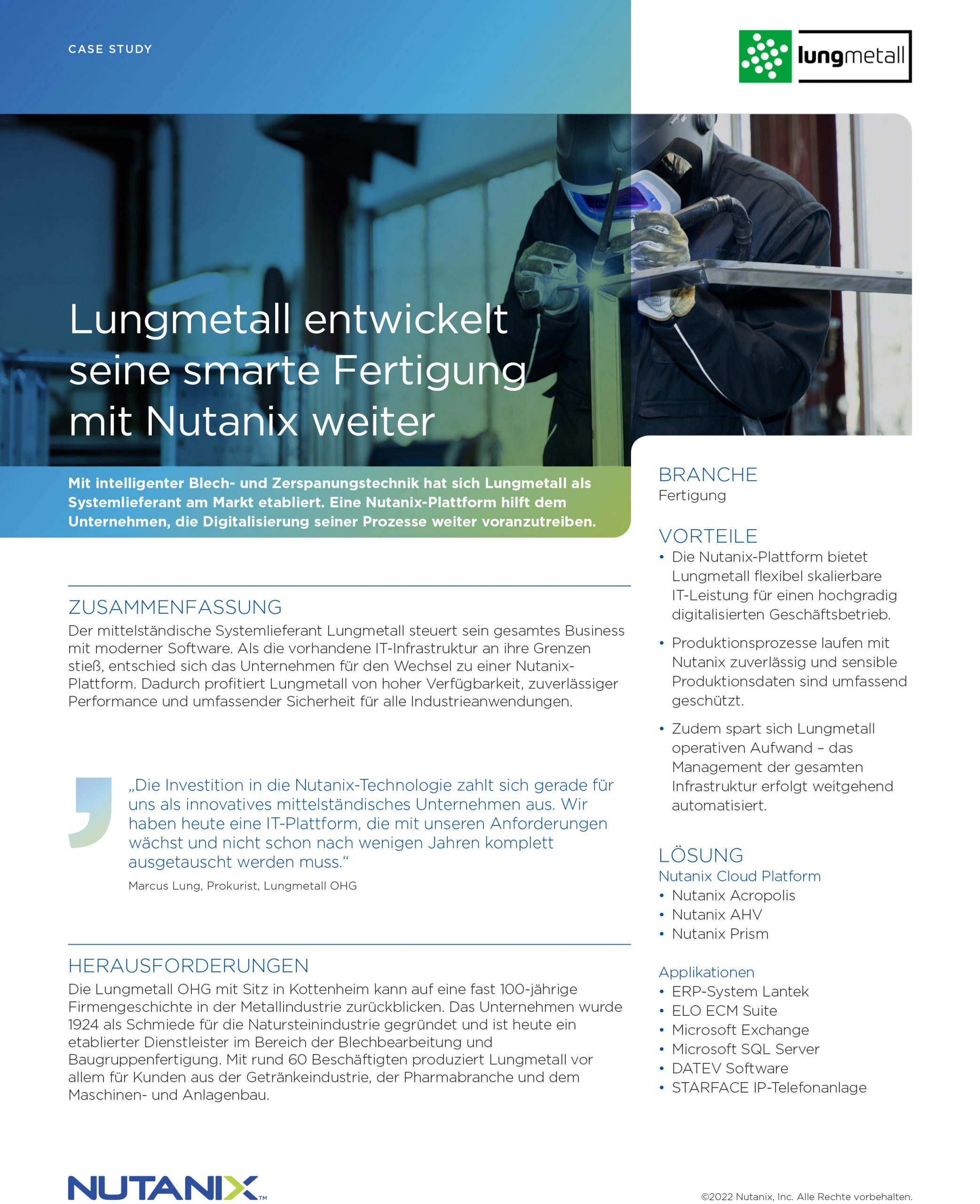Nutanix - Lungmetall OHG